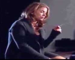 Sonya Walger smoking